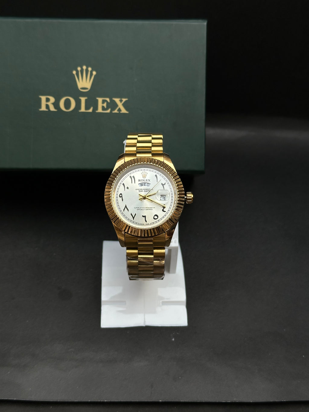 Rolex Day-Date 40 Arabic Dial – Yellow Gold