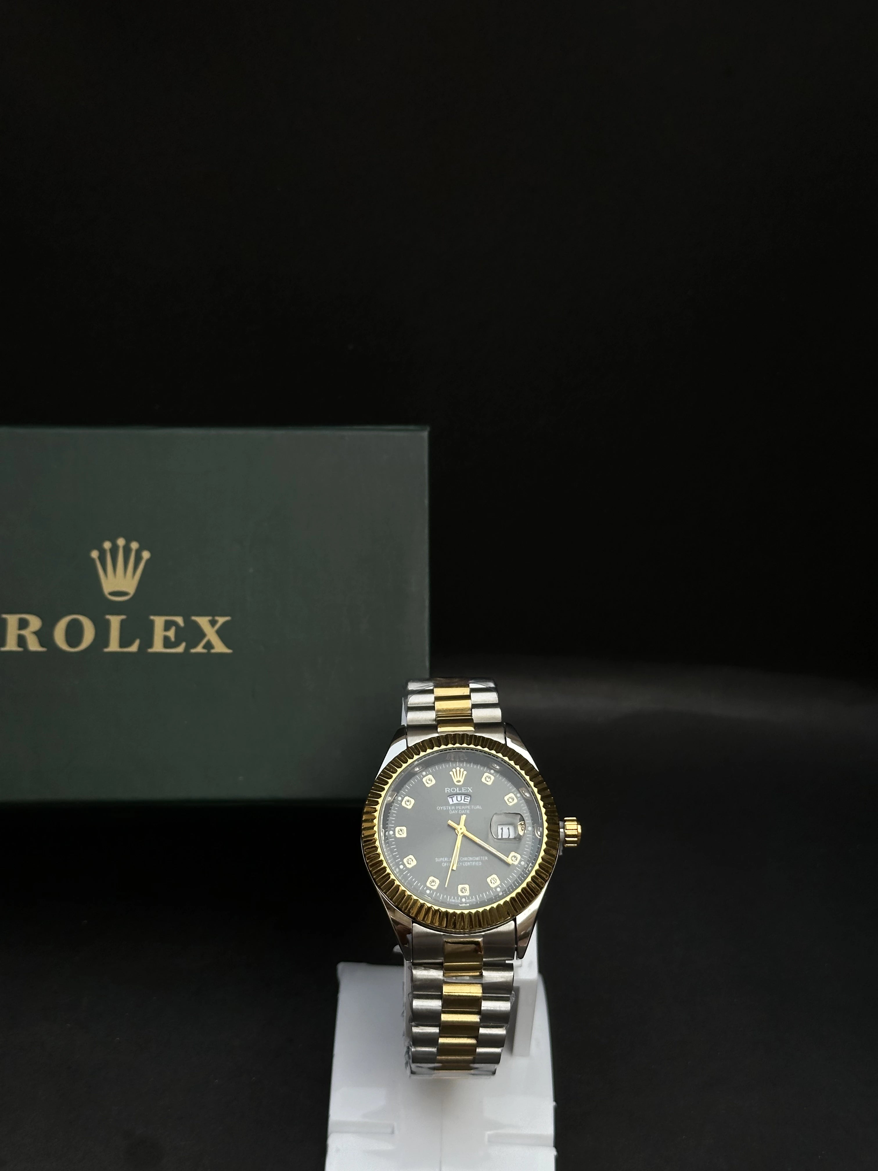 Rolex Day-Date Two-Tone Diamond Dial Oyster Perpetual