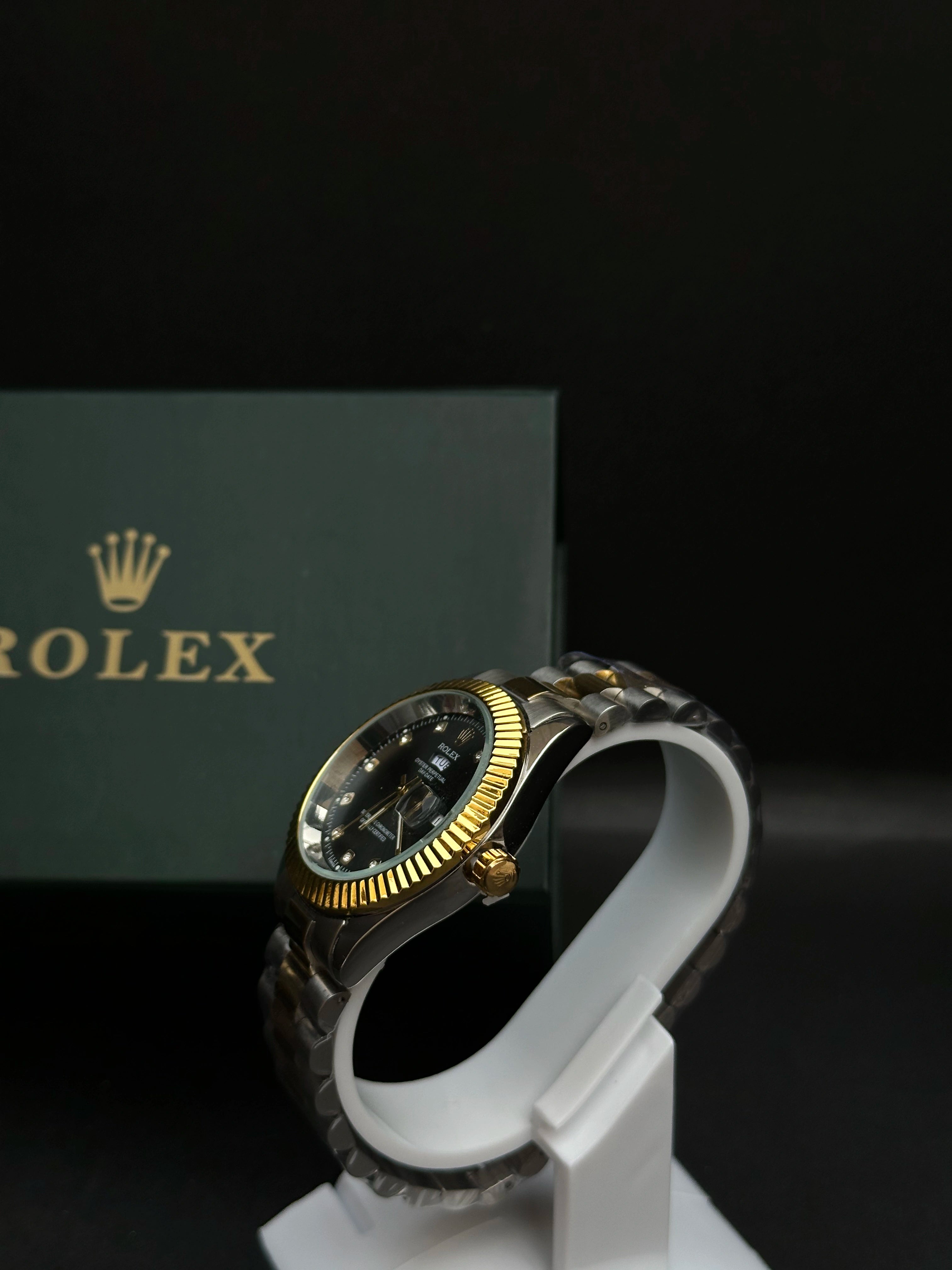 Rolex Day-Date Two-Tone Diamond Dial Oyster Perpetual