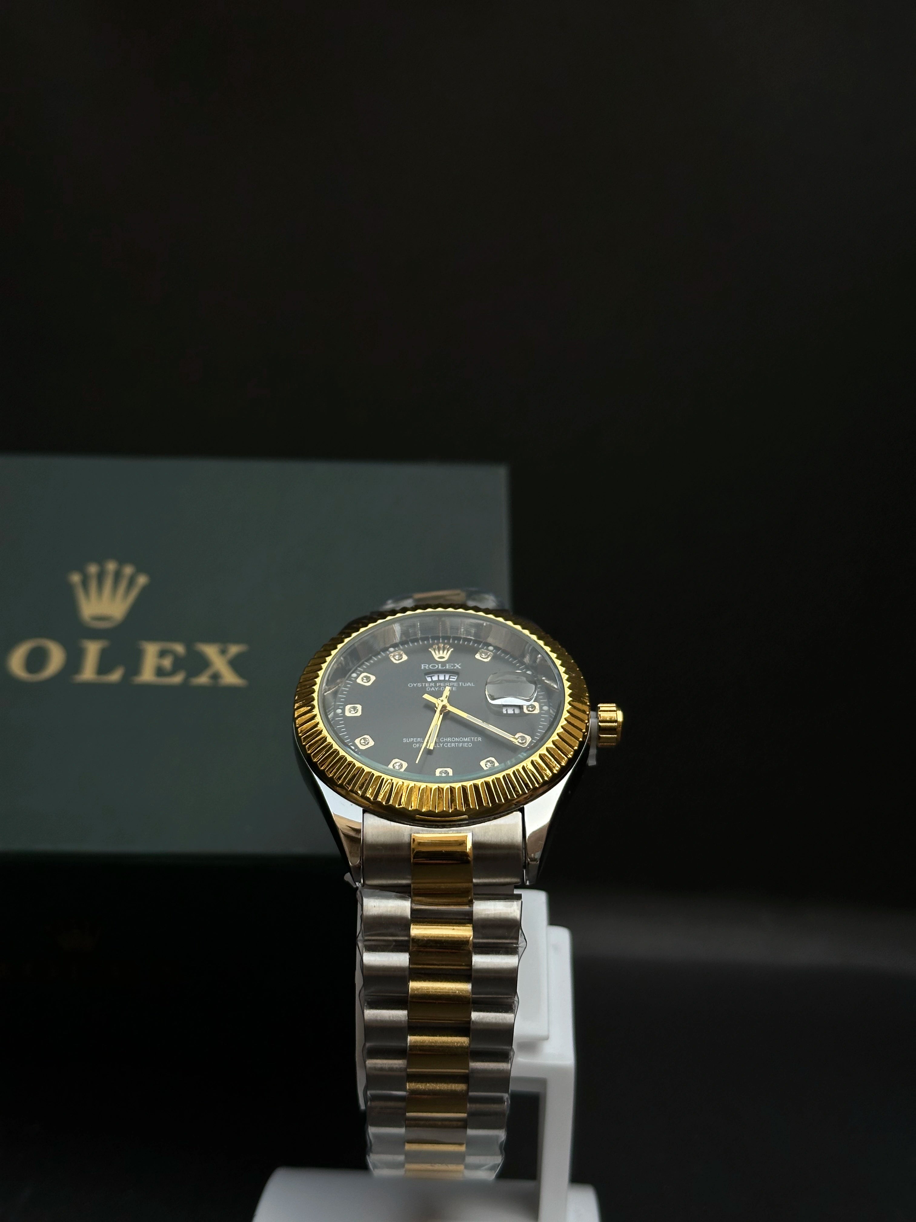 Rolex Day-Date Two-Tone Diamond Dial Oyster Perpetual